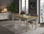 Hanah Home Mesa de Comedor FRN-21023 Crema y Gris